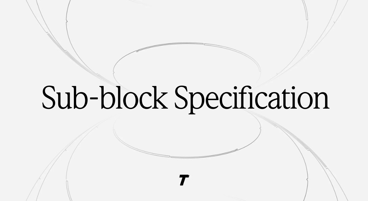 Sub-block Specification ⋅ Tempo